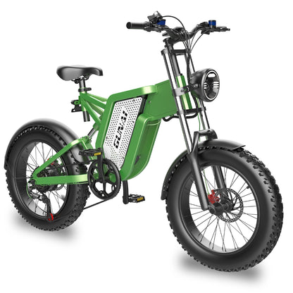 GUNAI MX25 1000W 20" Fat Bike E-Mountain Bike 25AH E-Bike