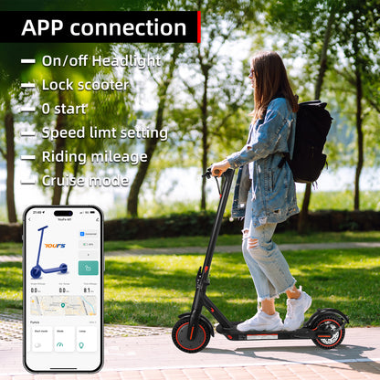 W4 Pro Electric Scooter 350W 8.5Inch Tires Folding E-Scooter 10Ah 25KM/H