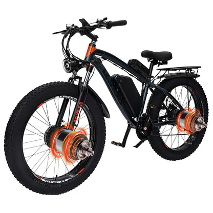 GUNAI GN88 2000W Fat Bike Dual Motor E-Mountain Bike 22AH Battery