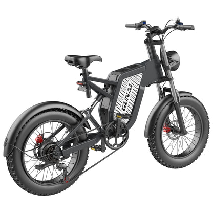 GUNAI MX25 1000W 20" Fat Bike E-Mountain Bike 25AH E-Bike