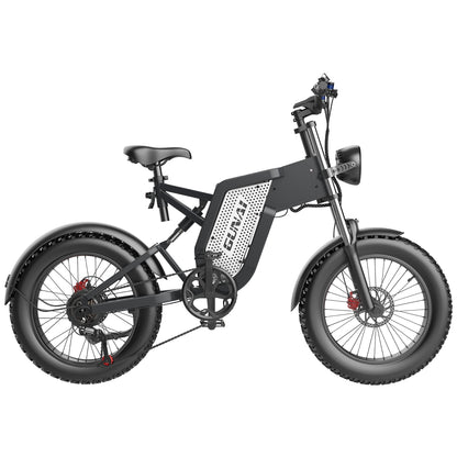 GUNAI MX25 1000W 20" Fat Bike E-Mountain Bike 25AH E-Bike