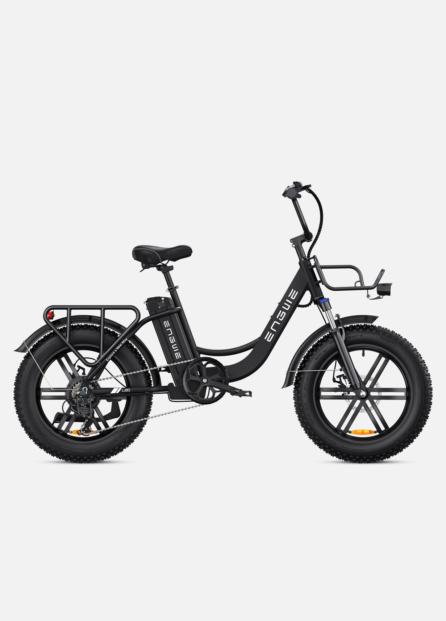 Engwe L20 250W Electric Bike Step-through Bike 13Ah 20" Fat E-Bike