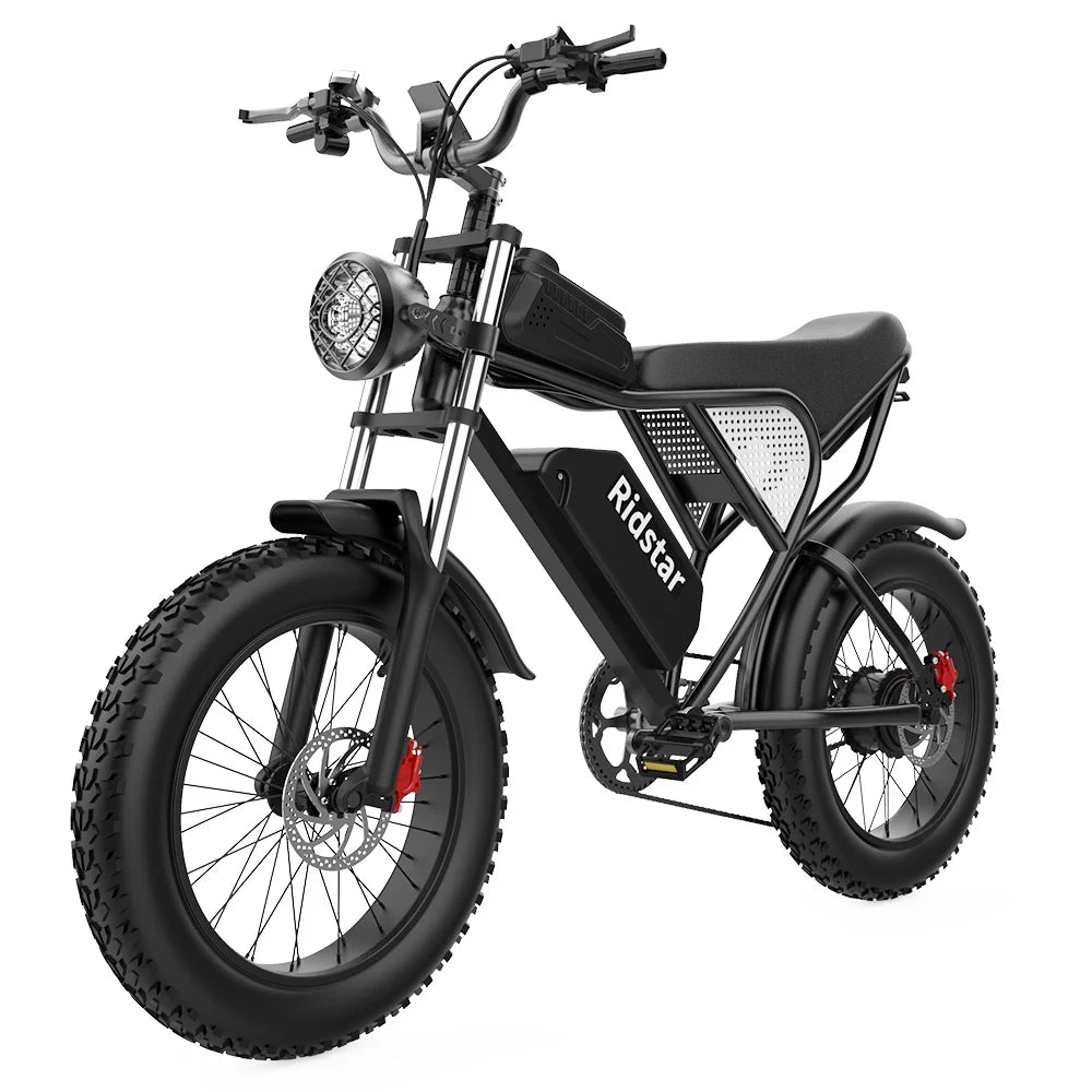 Ridstar Q20 1000W 20" Fat Bike 20Ah E-Mountain Bike E-MTB