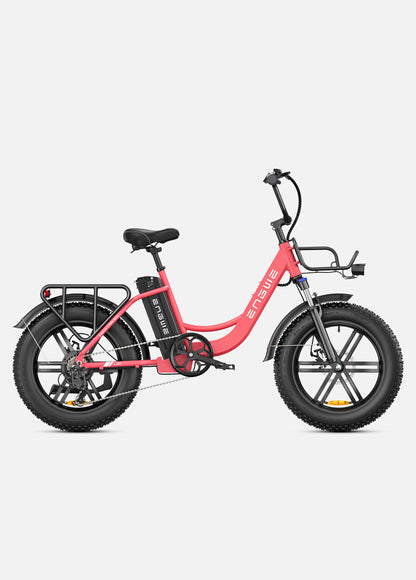 Engwe L20 250W Electric Bike Step-through Bike 13Ah 20" Fat E-Bike