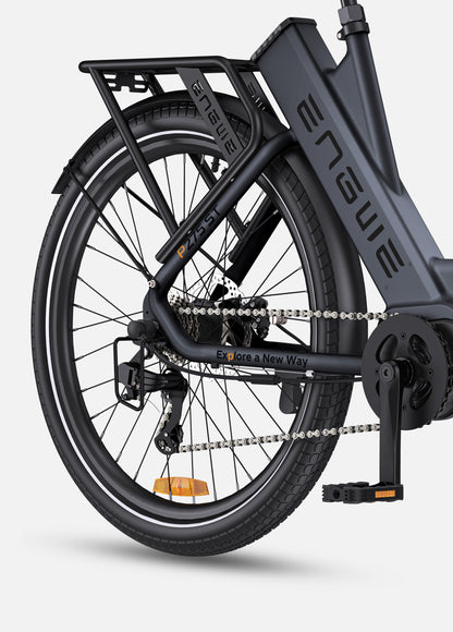 Engwe P275 ST 250W Electric Bike 27.5" Ananda Mid-drive Motor City E-bike 19.2Ah Samsung Battery Commuting E-Bike