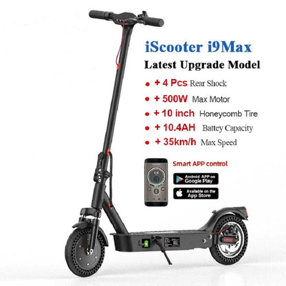 iScooter i9/i9Pro/i9Max/i9S Electric Scooter  Foldable E-Scooter