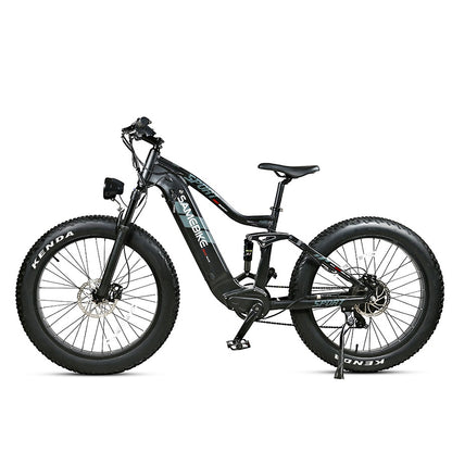 SAMEBIKE RS-A08 750W Bafang Motor E-Mountain Bike 26" Fat Bike 17AH Samsung Battery