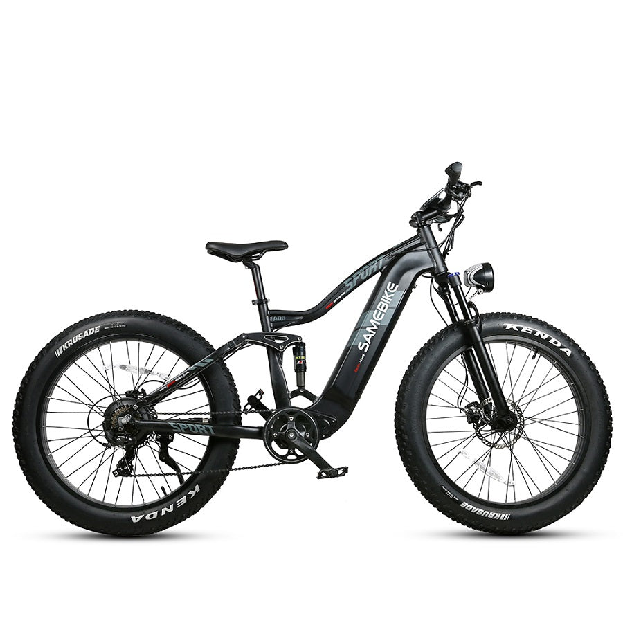 SAMEBIKE RS-A08 750W Bafang Motor E-Mountain Bike 26" Fat Bike 17AH Samsung Battery